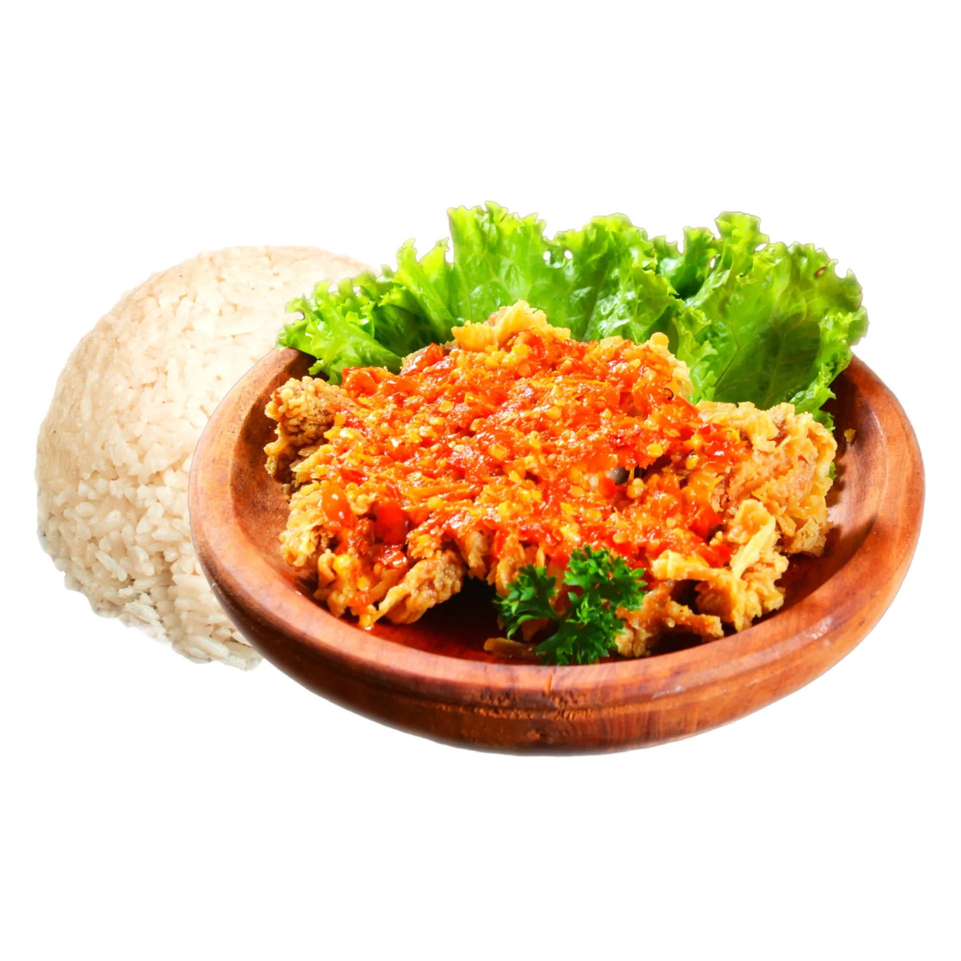 Paket Nasi Ayam Geprek Original Paha Bawah